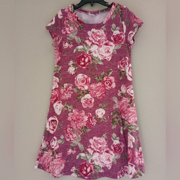 (Bundle) 2 Burgundy Girls Dresses Size 7 - Picture 9 of 15